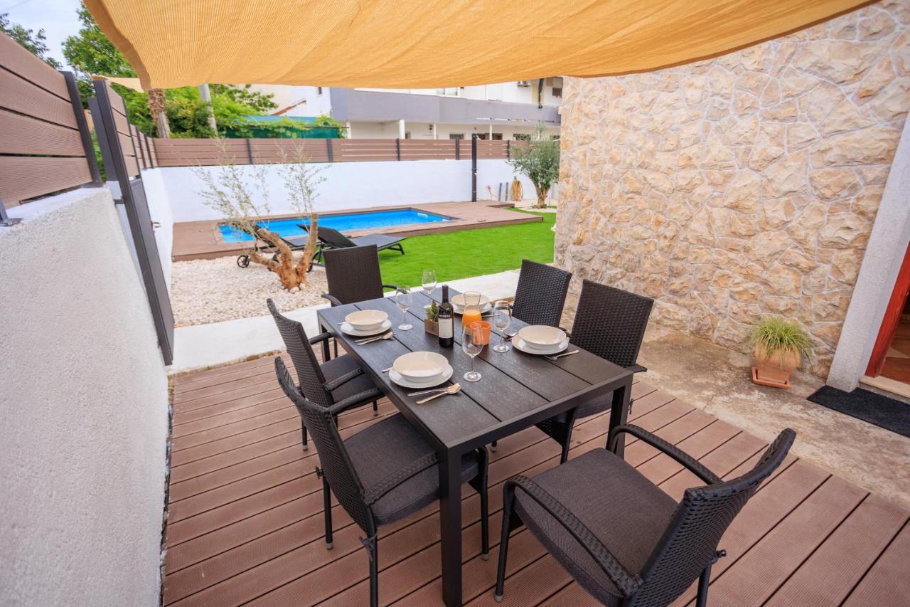 Mustra House Zadar - Private Pool & Sauna Exterior foto