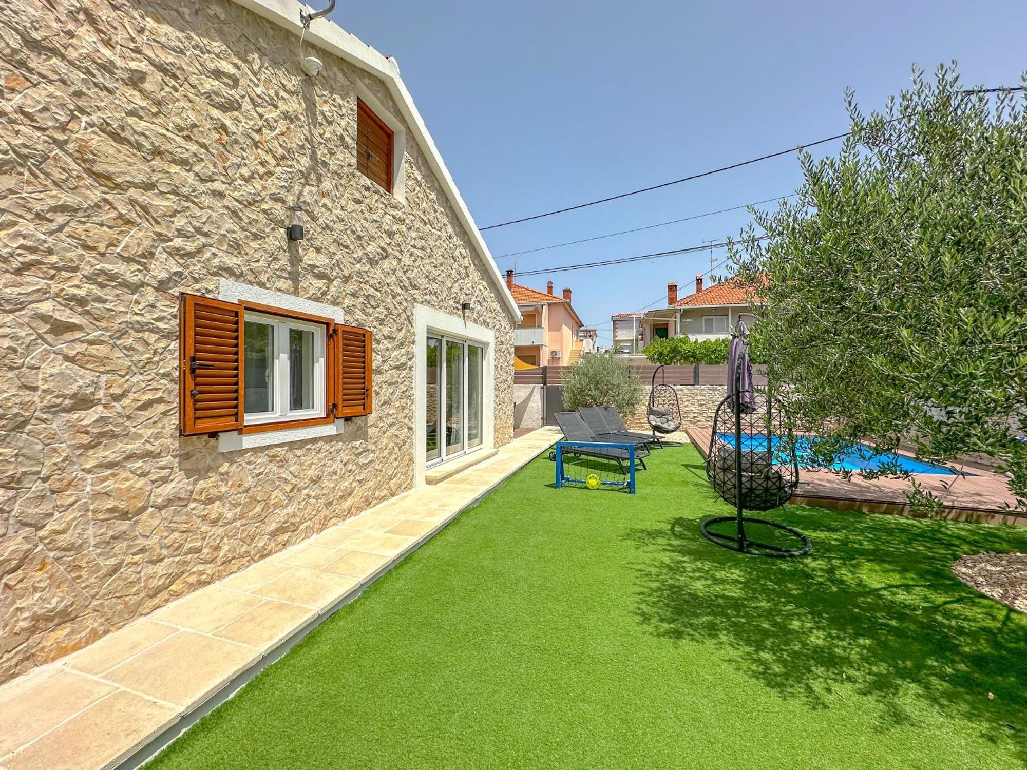 Mustra House Zadar - Private Pool & Sauna Exterior foto