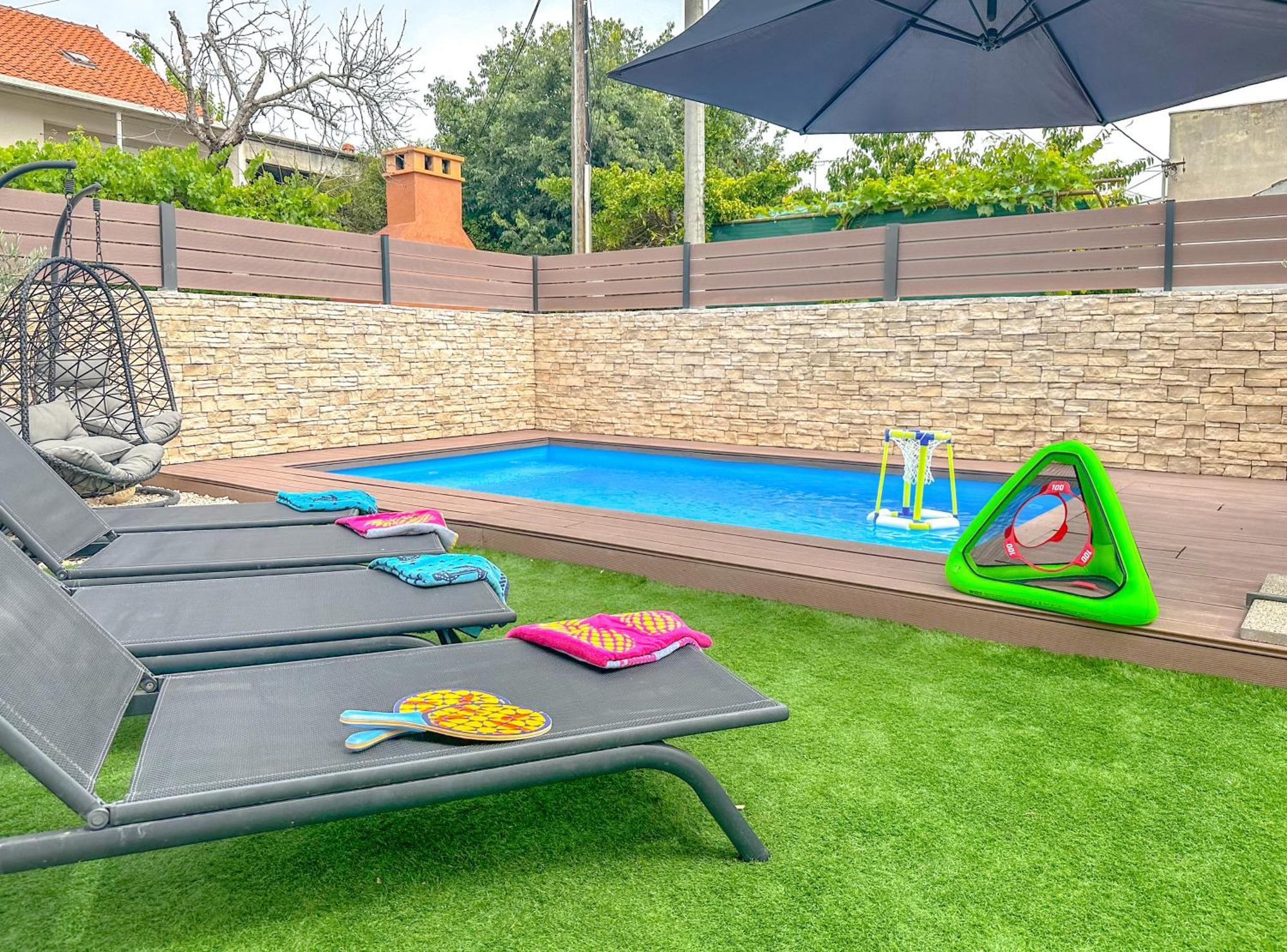 Mustra House Zadar - Private Pool & Sauna Exterior foto