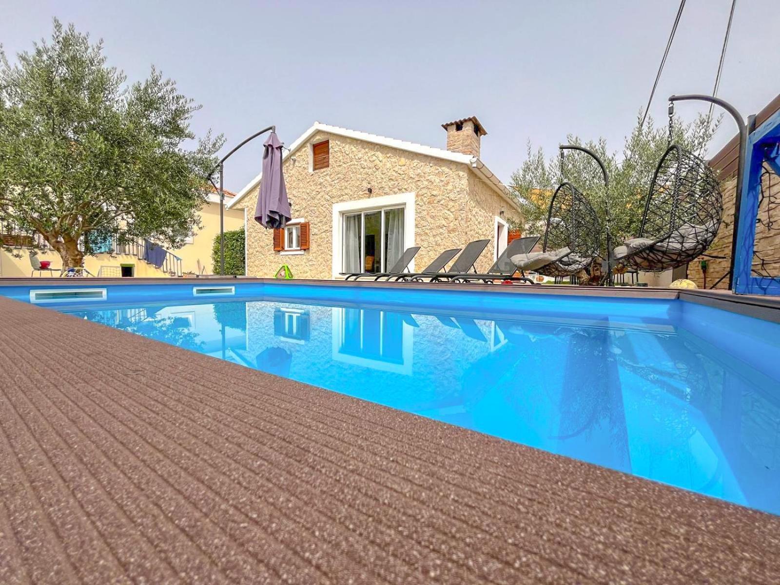 Mustra House Zadar - Private Pool & Sauna Exterior foto